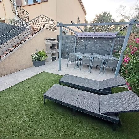 La Villa Castel - Haut De Villa - Parkings- 3 Chambres - 8 Couchages - Jardin - Barbecue Cagnes-sur-Mer Zewnętrze zdjęcie