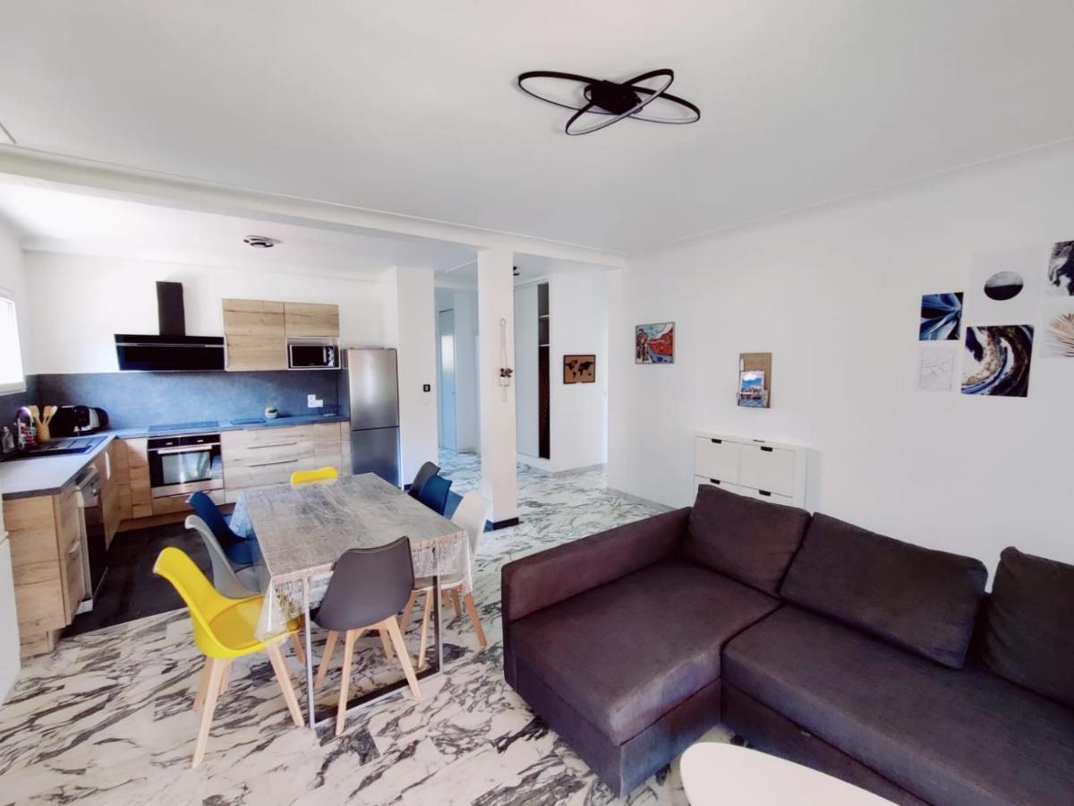 La Villa Castel - Haut De Villa - Parkings- 3 Chambres - 8 Couchages - Jardin - Barbecue Cagnes-sur-Mer Zewnętrze zdjęcie